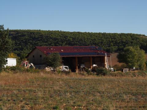 Montsalier Hangar agricole